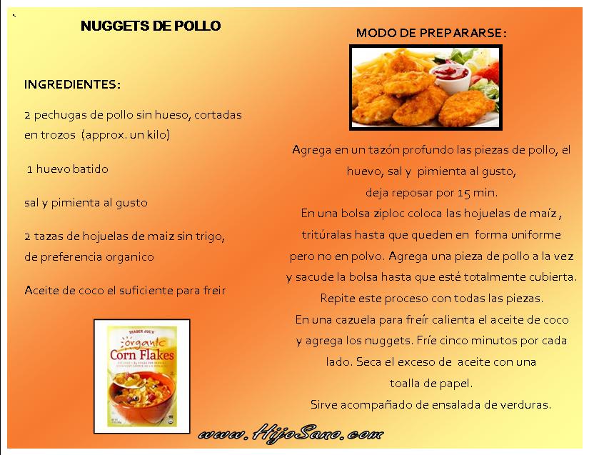 Nuggets de pollo