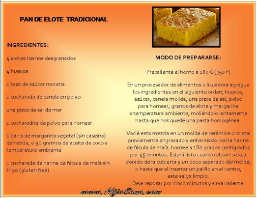 Pan de Elote Tradicional